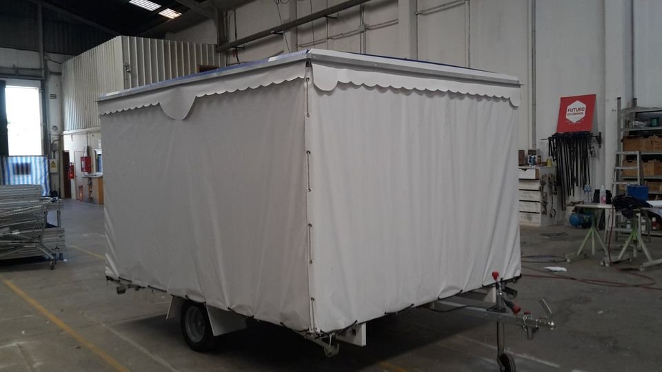 Remolques con maquinas de aire