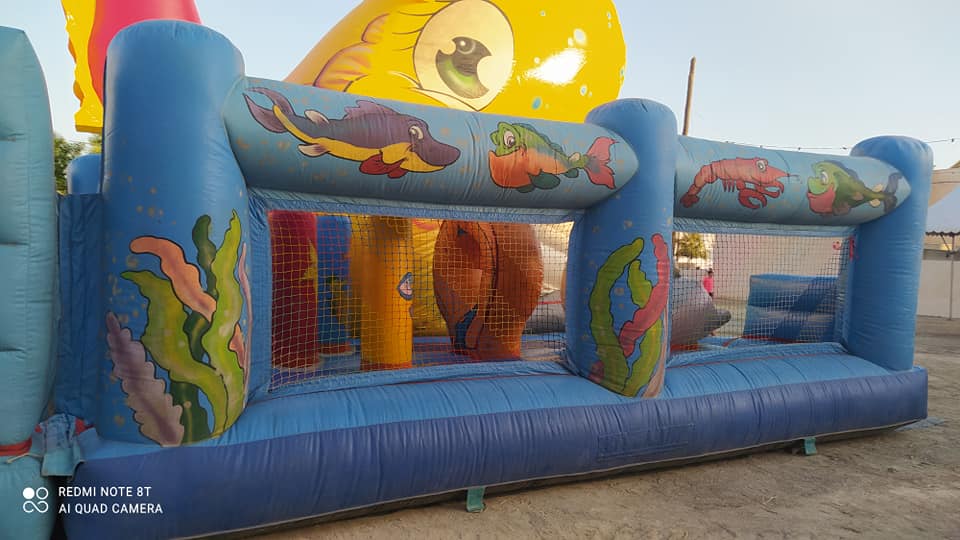 Castillo Hinchable ballena boca