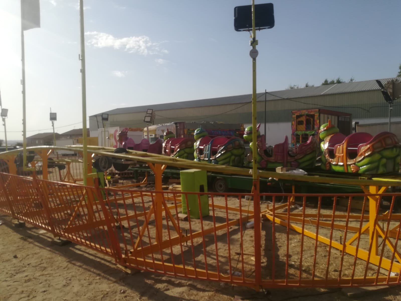 Atraccion familiarTortugas ninja/gusano ocasion