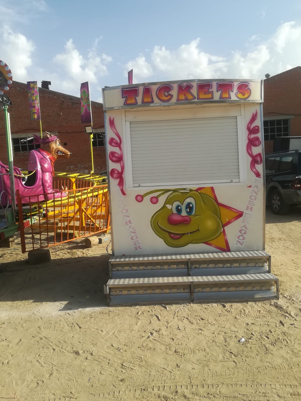 Atraccion familiarTortugas ninja/gusano ocasion