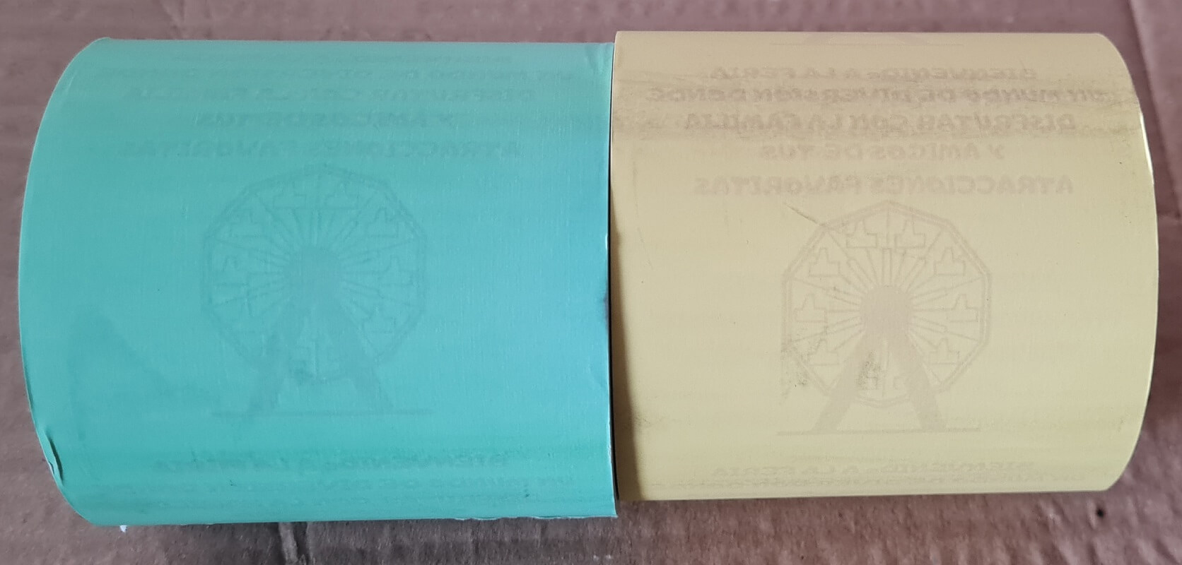 Rollos de Papel Térmicos de Colores para TPV de Feria con Letras por Detrás