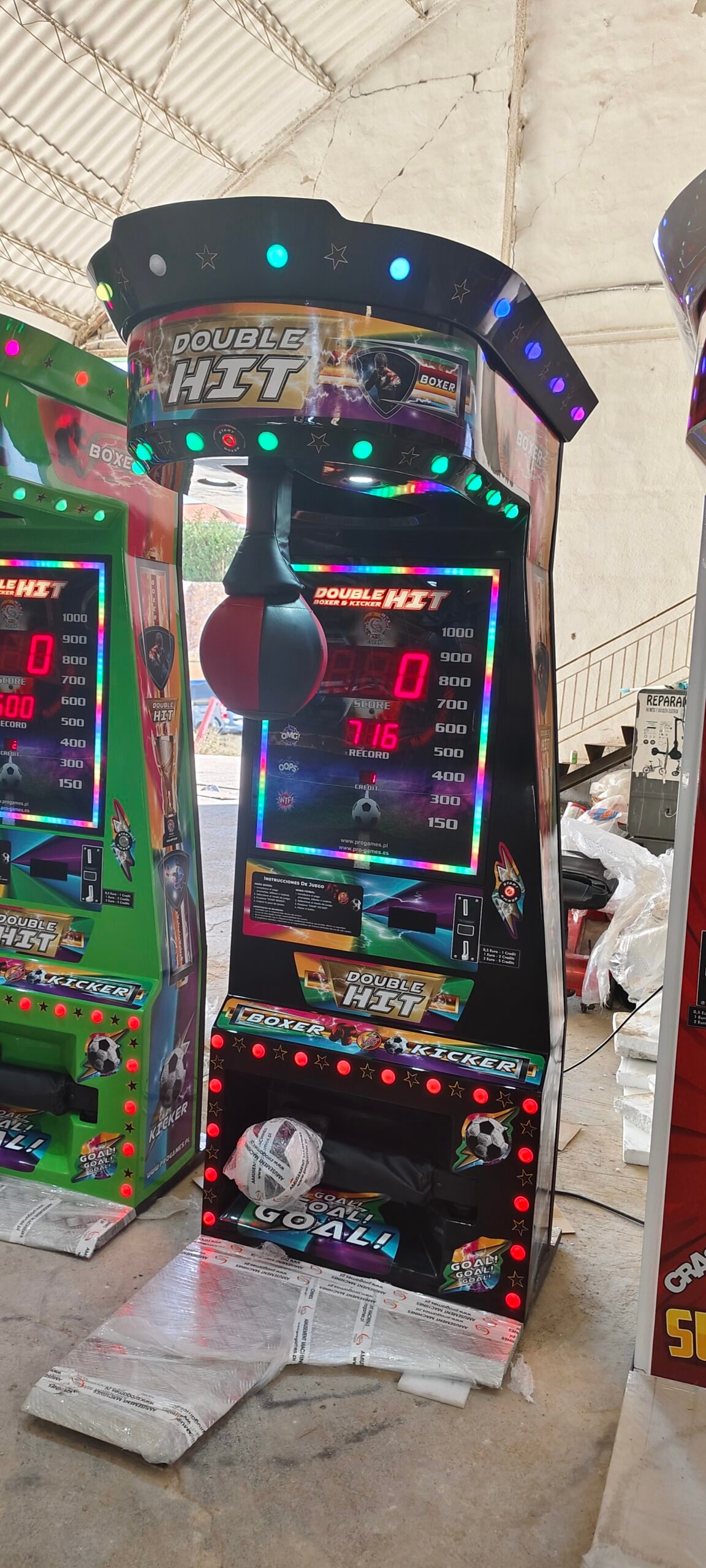 Maquinas de boxeo y patada punching y kickboxer polacas